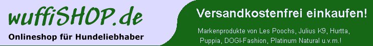 Onlineshop f�r Hunde